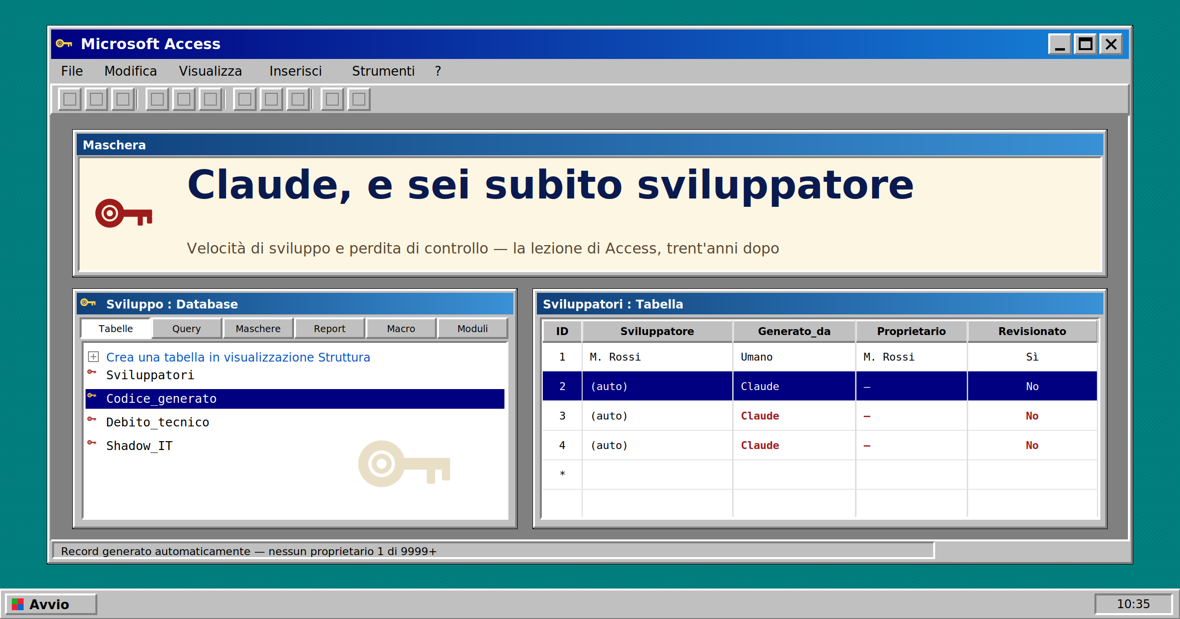 Claude, e sei subito sviluppatore
